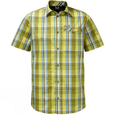 Camisa Jack Wolfskin Fairford Hombre Kaki Claro - Chile XEP483926